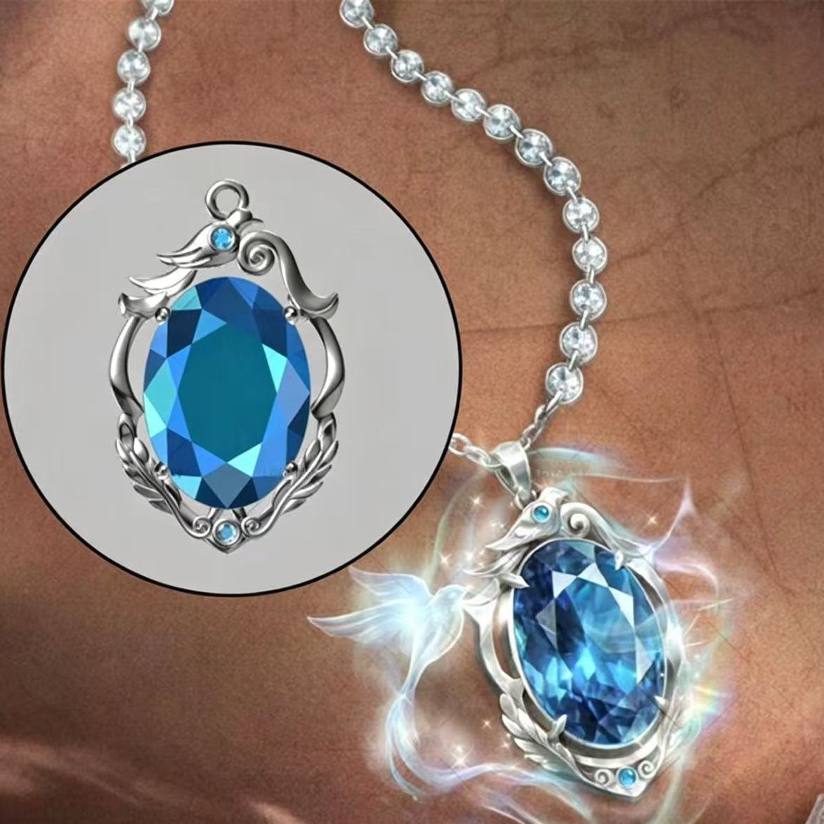 Anime Pendant Necklace - Identity Ⅴ Kalung Anime Fashion, Liontin