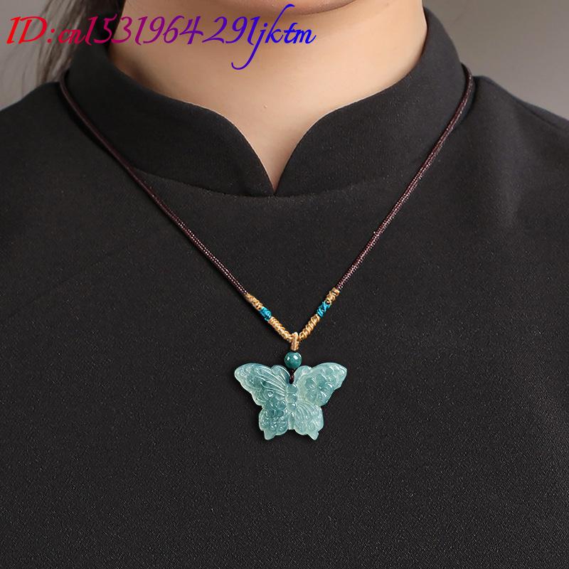 Kalung Liontin Kupu-kupu Giok  - Necklaces ulasan dan harga