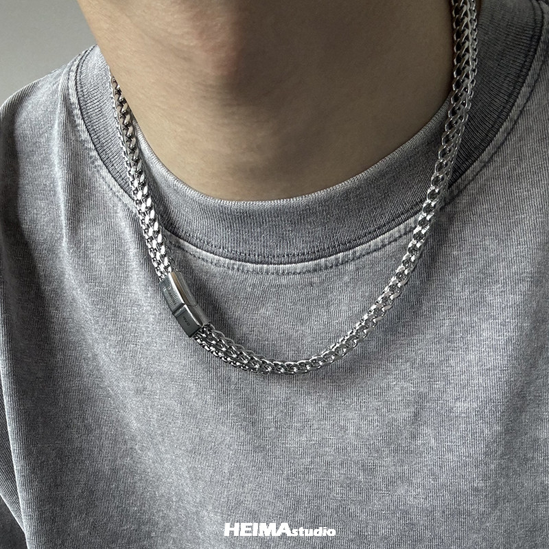 Kalung Hip-Hop baja Titanium K - Cuban Link Chain 12Mm ulasan dan harga
