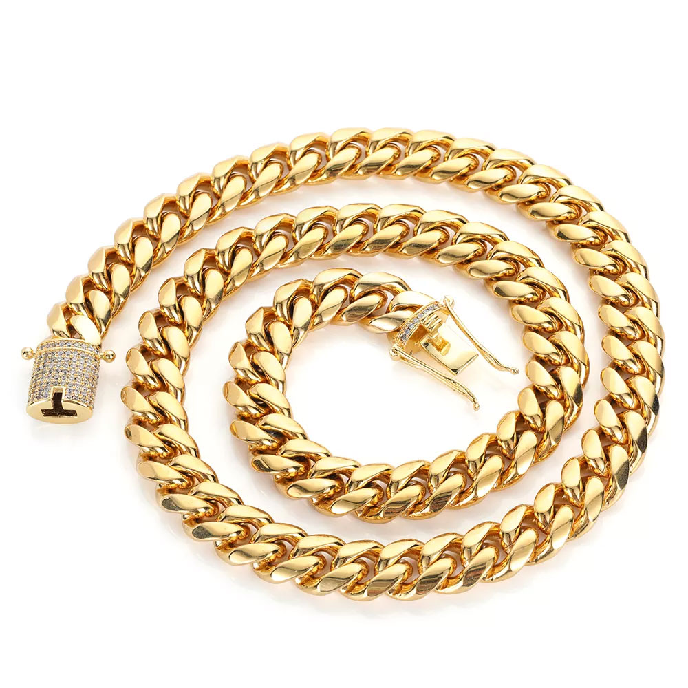 Kalung Rantai Hip Hop Cuban 6- - Cuban Link Chain 12Mm ulasan dan harga