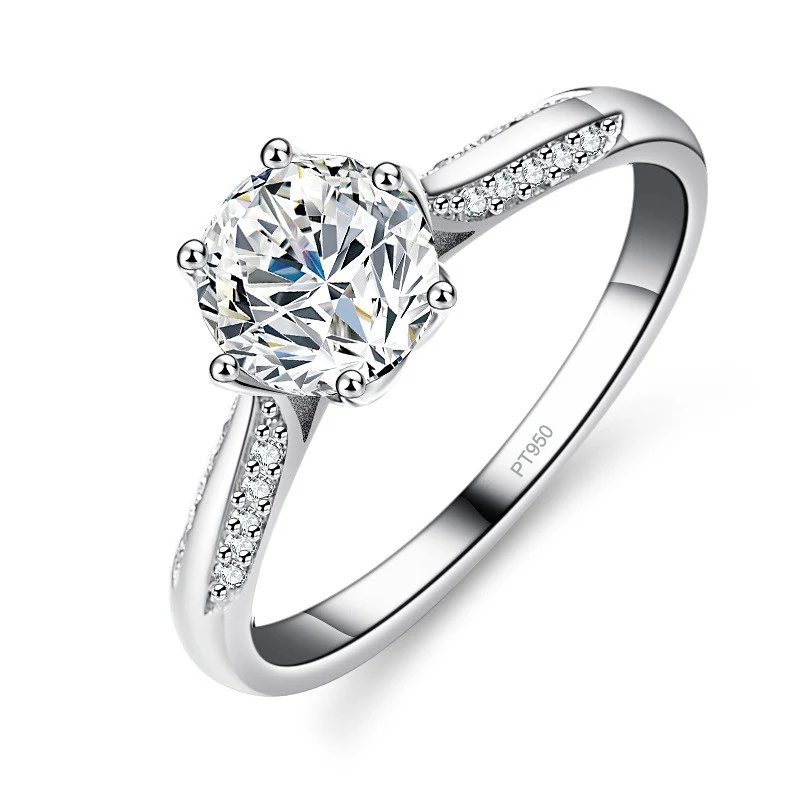 Cincin Pertunangan Lumira 1 Ka - Moissanite Engagement Ring 1 Carat ulasan dan harga