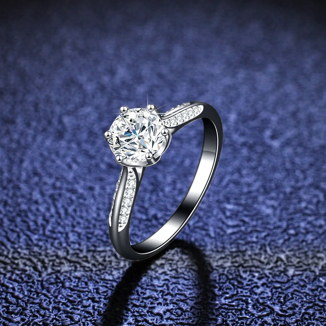 Cincin Pertunangan Lumira 1 Ka - Moissanite Engagement Ring 1 Carat ulasan dan harga