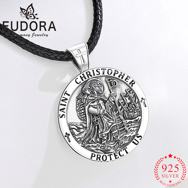 Eudora Baru 925 Perak Murni Li - 925 Sterling Silver Chain Necklace Men ulasan dan harga